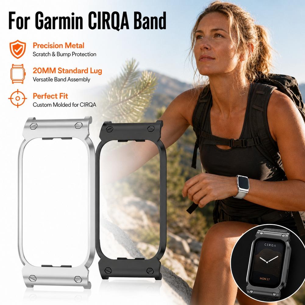 Metal Bumper Aluminum Frame Case - Metalowe etui ochronne do Garmin CIRQA,