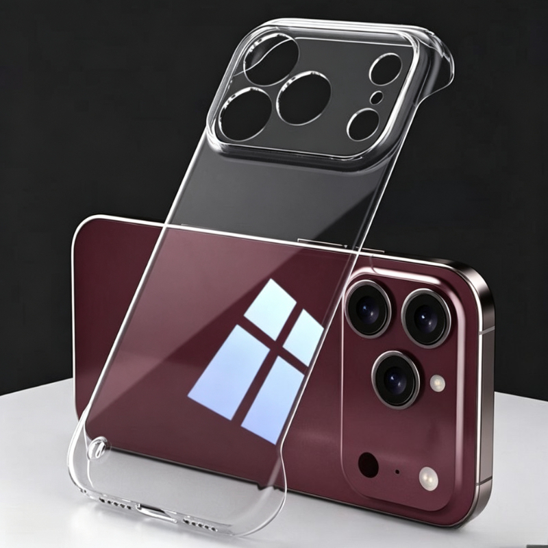 Ultra Thin Frameless Phone Cover - Bardzo cienkie, przezroczyste, bezramkowe etui z