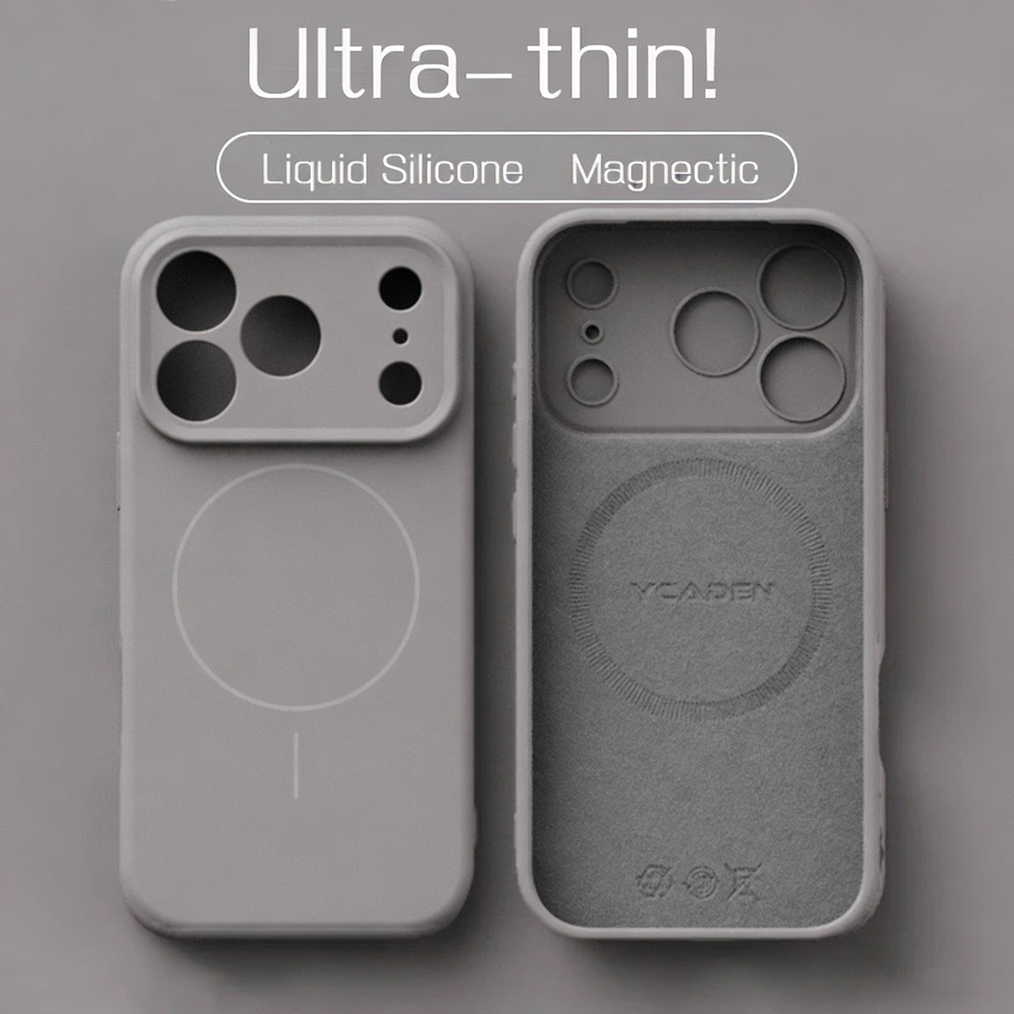 Liquid Silicone Magnetic Phone Case - Luksusowe etui z płynnym silikonem do