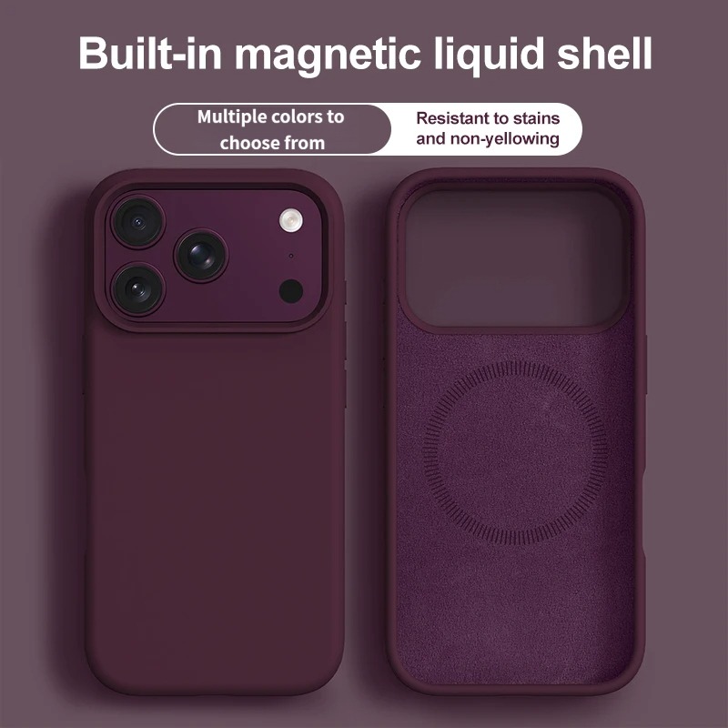 Liquid Silicone Magnetic Phone Case - ﻿Oryginalne silikonowe etui magnetyczne na telefon