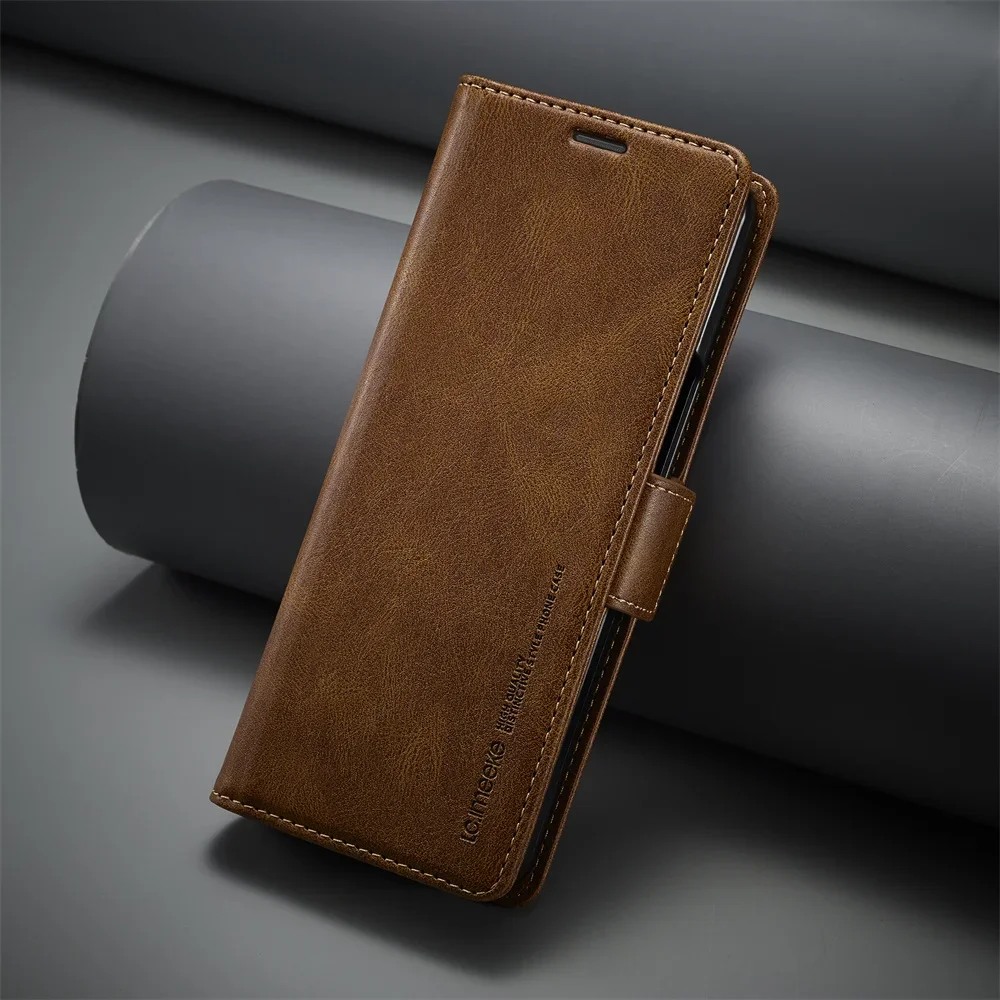 Skórzane etui na telefon Samsu – Leather Wallet Card Holder Phone Cover recenzja i cena