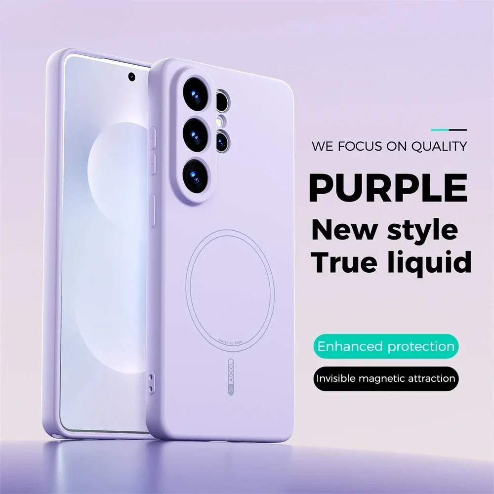 Wysokiej jakości oryginalne et – Liquid Silicone Magnetic Phone Case recenzja i cena